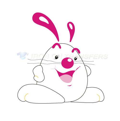 Rabbit Iron-on Stickers (Heat Transfers)NO.8951